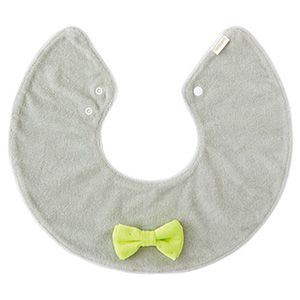 MARLMARL - 微笑圍兜兜-啾啾玩具系列-黃領結 (脖圍25-28cm)