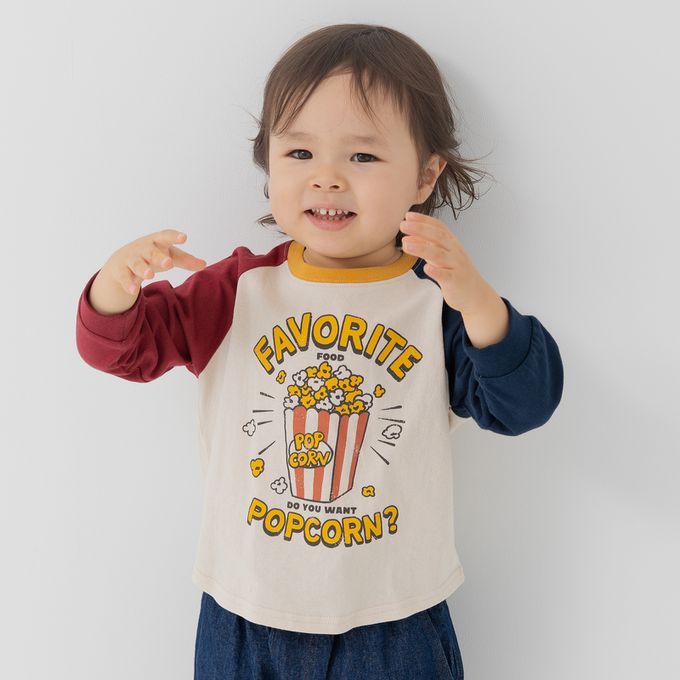 日本 Chil2 - 100%棉 百搭長袖上衣-數字36-黃