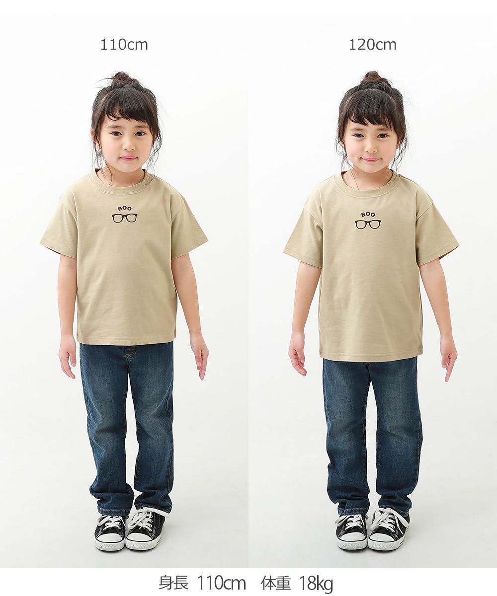 日本 devirock - 純棉 定番百搭印花短T-跳躍老虎-水藍