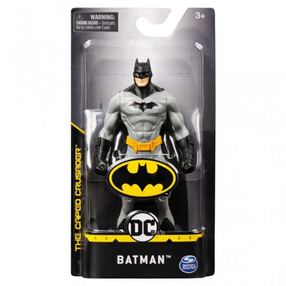 DC 漫畫 - BATMAN蝙蝠俠-6吋人偶- 經典款(灰蝙蝠俠)