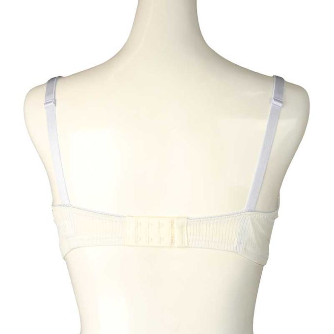 akachan honpo - 自然服貼胸罩-羅紋-米白色