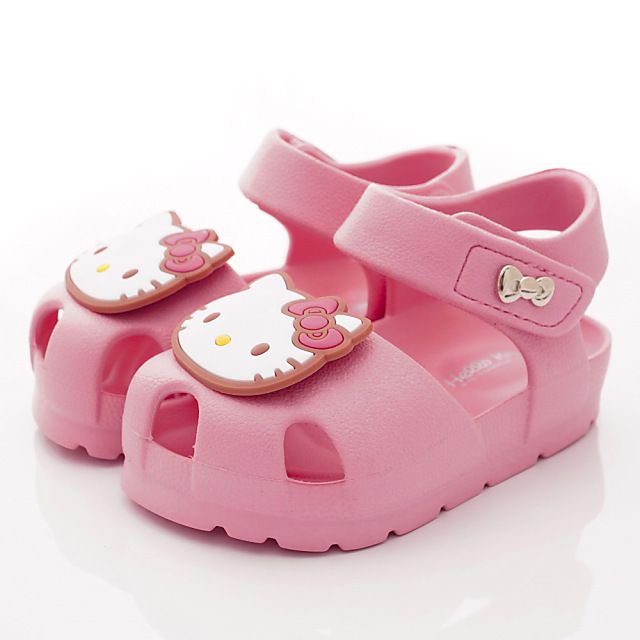 HELLO KITTY - 超輕護趾凱蒂涼鞋(中小童段)-粉