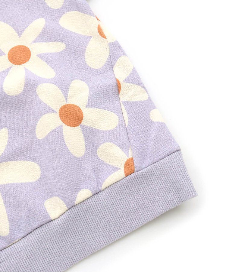 日本 BREEZE - 正反OK！裏毛印花長袖上衣-棋盤格-彩色