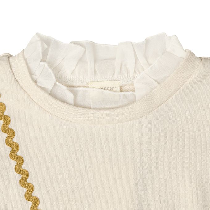 akachan honpo - 長袖洋裝-小包包-象牙白色