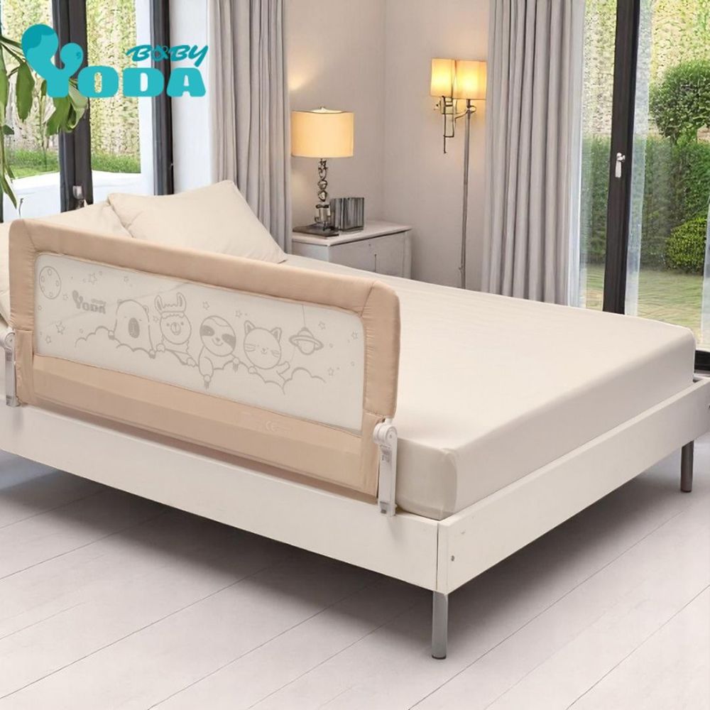 YODA第三代動物星球兒童床邊護欄-羊駝米