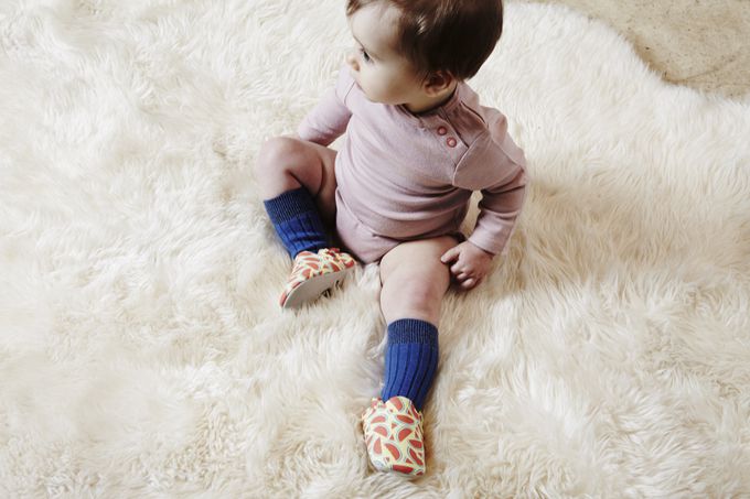 英國 POCO NIDO - 寶寶手工鞋 /學步鞋-西瓜切切切