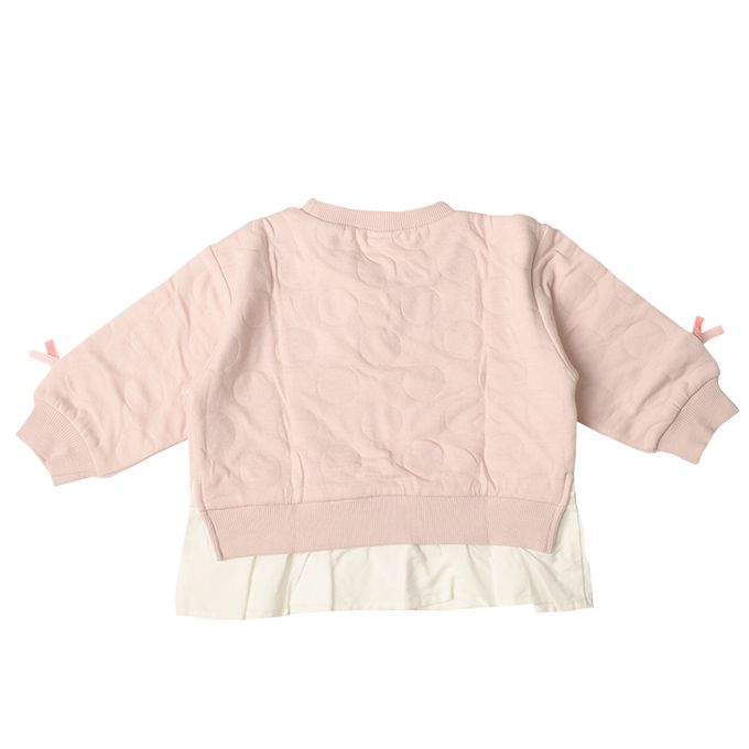 akachan honpo - 鋪棉休閒上衣-粉紅色