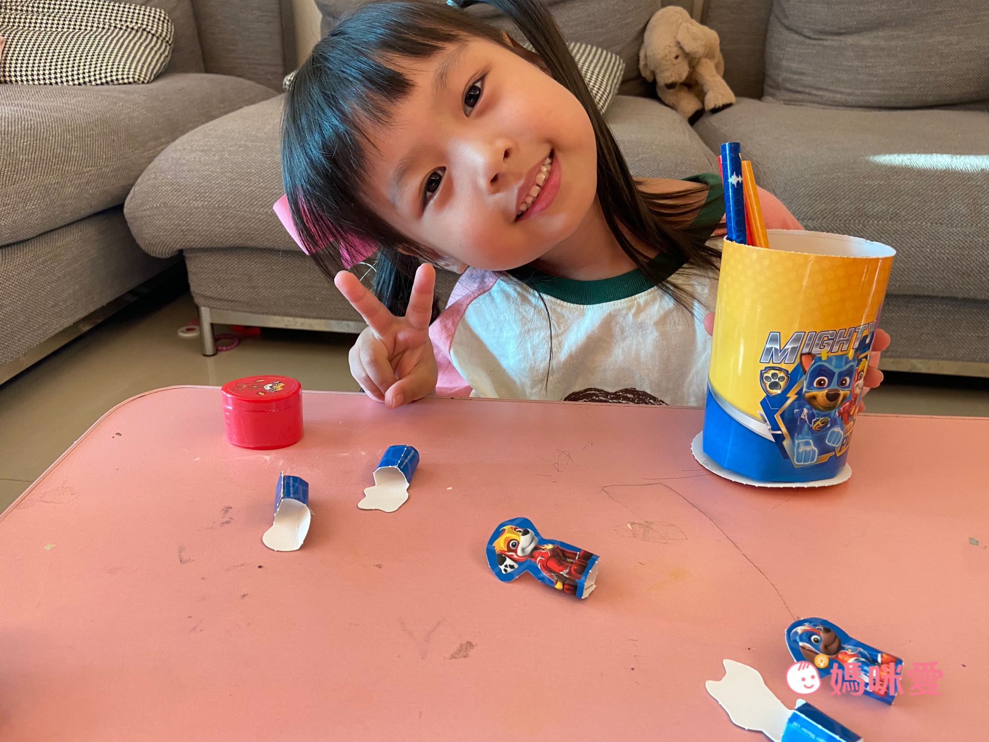 汪汪隊立大功 - 聖誕倒數降臨曆-經典版-手指偶款-贈聖誕系列紋身貼紙*1張