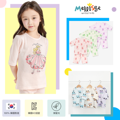 100%韓國製【 Mellisse 】純棉ｘ透氣莫代爾家居服 ❤︎