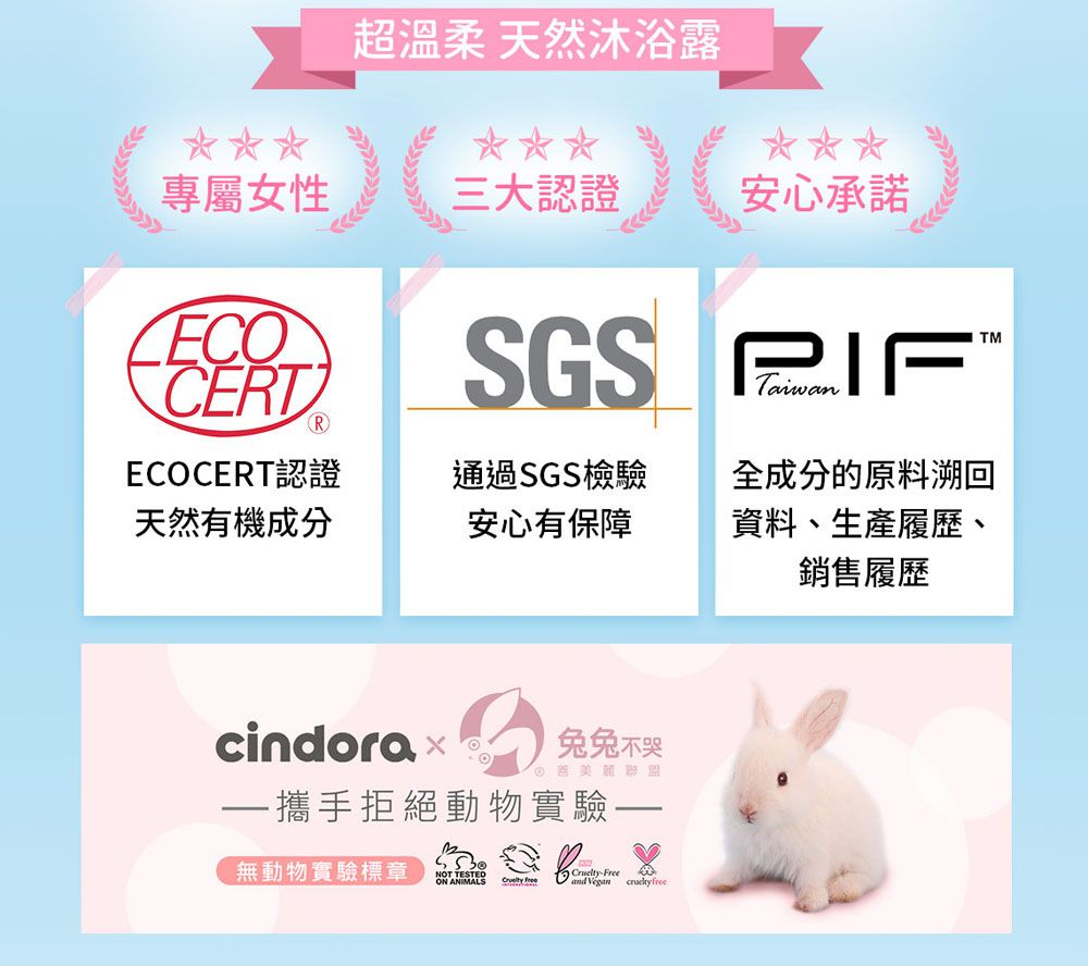 Cindora 馨朵拉 - 超溫柔天然沐浴露-380ml