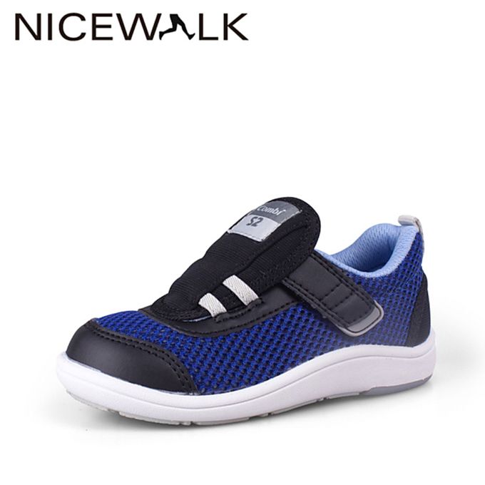 日本 Combi - COMBI醫學級NICEWALK兒童成長機能鞋(寶寶段)-休閒鞋-藍色