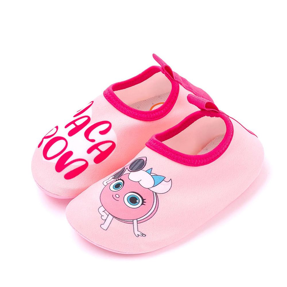 韓國 OZKIZ - 輕量/防滑兒童沙灘鞋/戲水鞋-布萊德理髮廳-粉紅