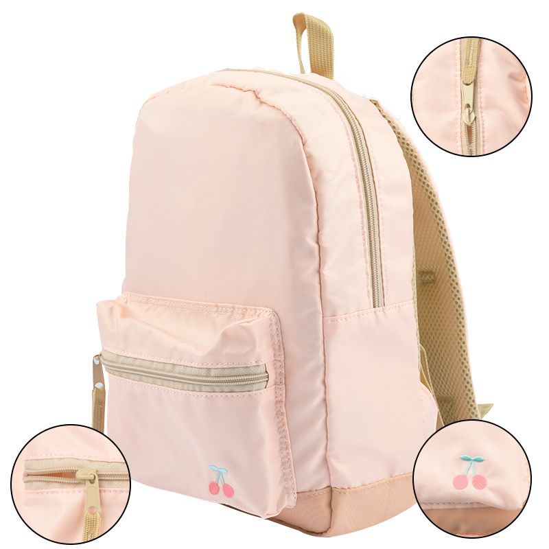 akachan honpo - 背包3件組-粉紅色