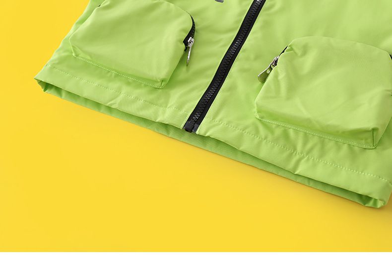 卡通人物史努比加絨連帽防風外套/衝鋒外套-SNOOPY-黑色