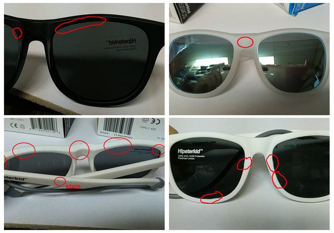 美國 Hipsterkid - [微瑕福利品A類]抗UV時尚嬰童偏光太陽眼鏡(寶寶兒童墨鏡)-飛行員白