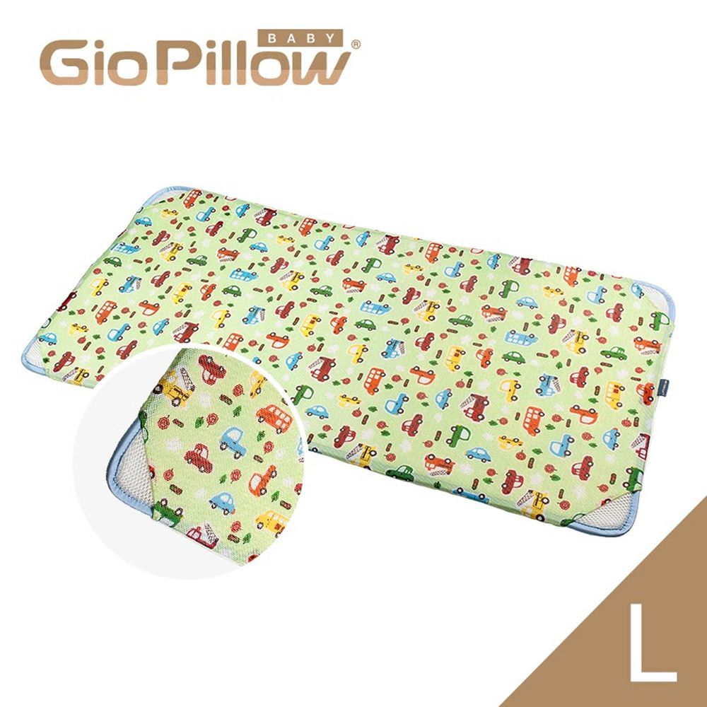 韓國 GIO Pillow - 智慧二合一床套-趣味汽車 (L號)
