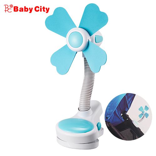 娃娃城 BabyCity - 多功能夾式涼風扇-藍-藍色 (110*140*225)