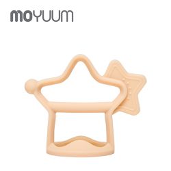 韓國 MOYUUM - 白金矽膠手環固齒器-小星星-珊瑚粉