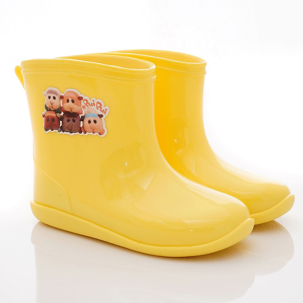 天竺鼠車車 - 台灣製天竺鼠車車雨鞋(中小童段)-雨鞋-黃