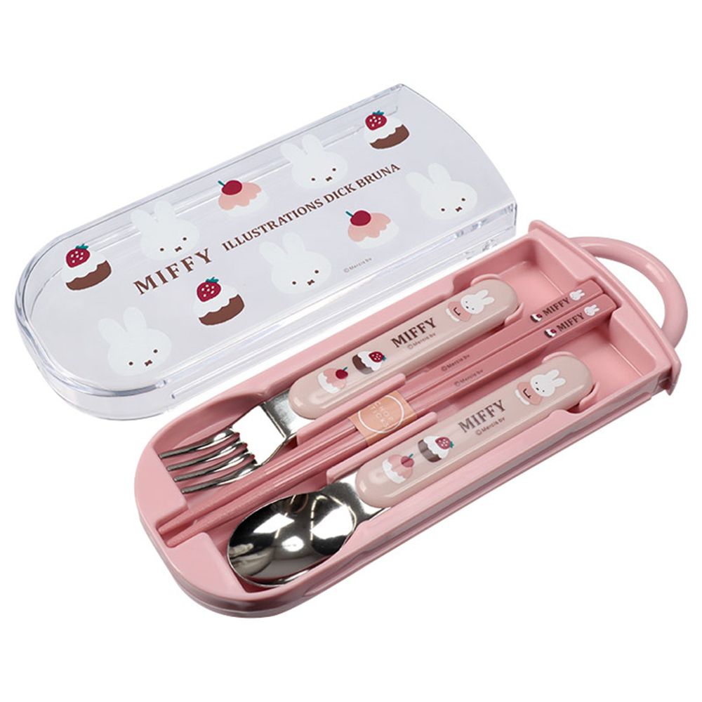 三件餐具組-米飛兔