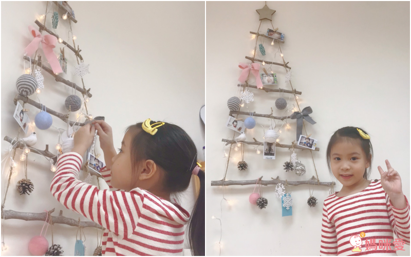 韓國 Bebe Deco - DIY聖誕樹/聖誕壁飾燈-天使羽翼 (樹高80cm，樹寬68cm，約0.6kg)