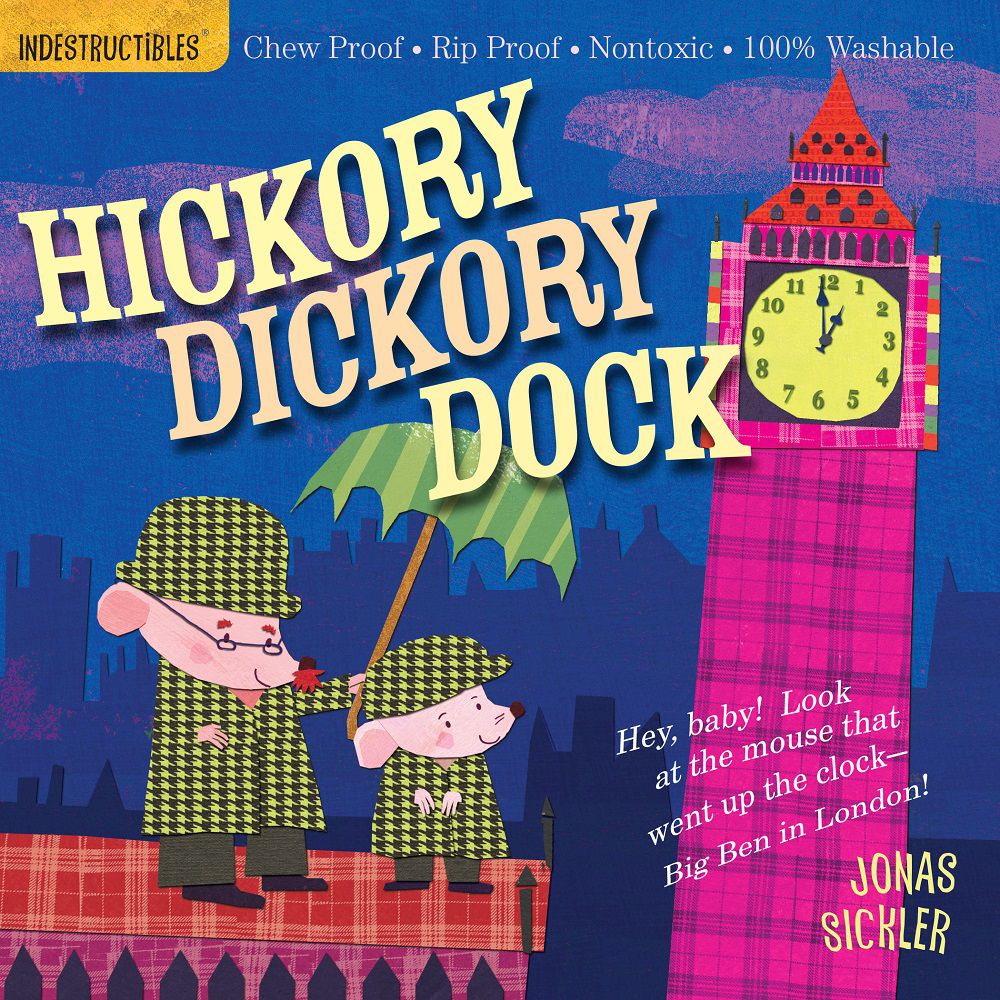 Indestructibles: Hickory Dickory Dock (咬咬書) (0-3歲)