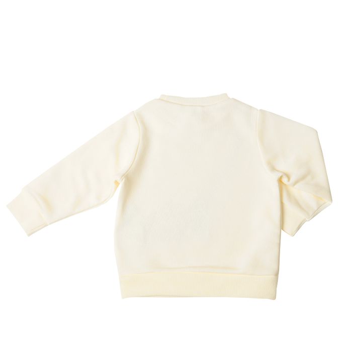 akachan honpo - 長袖休閒上衣-小包包風 糖果-米白色