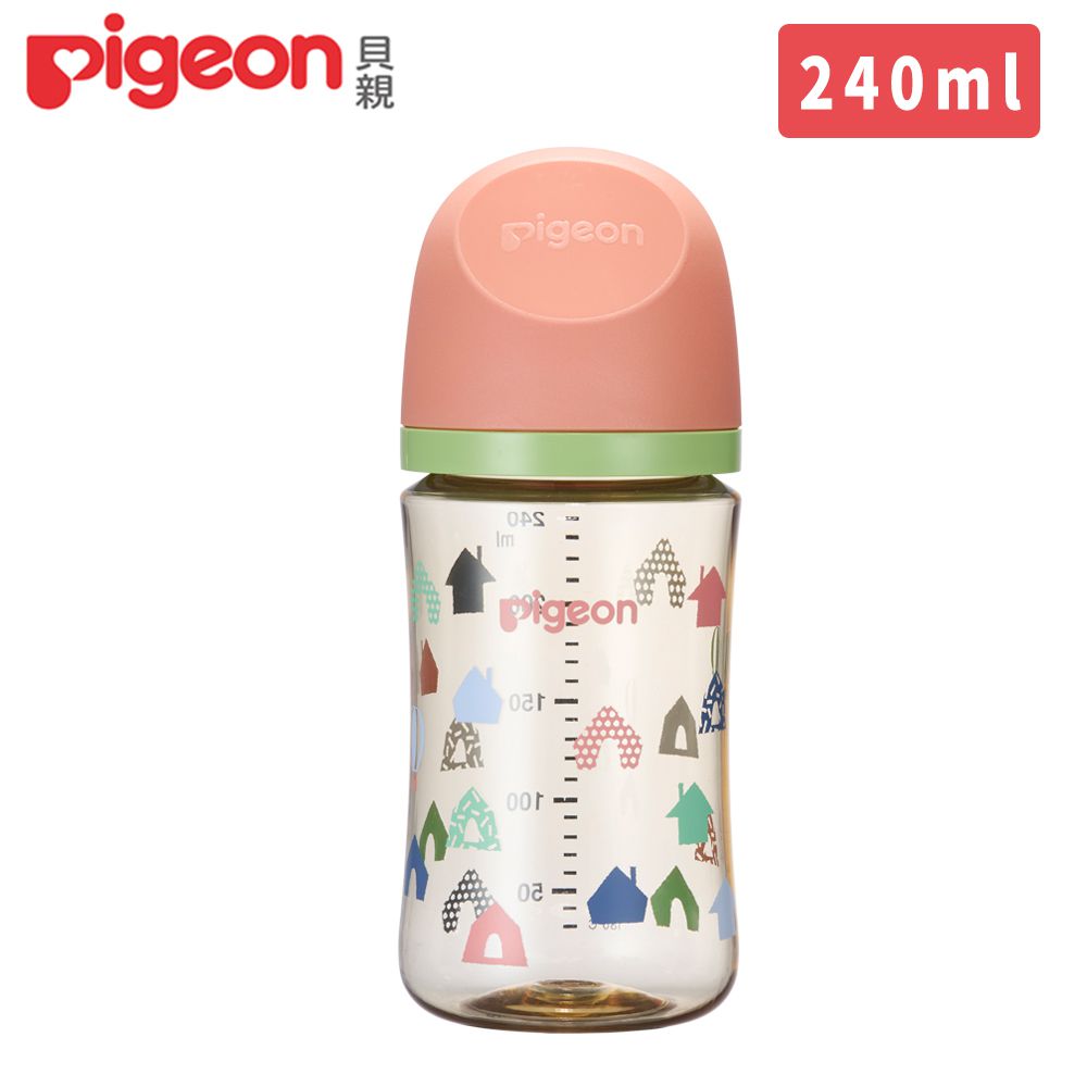 貝親 Pigeon - 第三代母乳實感PPSU奶瓶240ml-北歐小鎮
