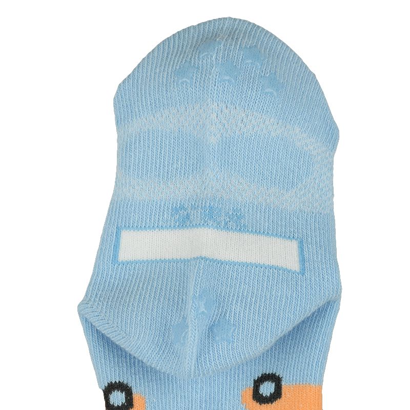 akachan honpo - 男童襪 3雙組-汽車恐龍-淺藍色 (9~14cm)