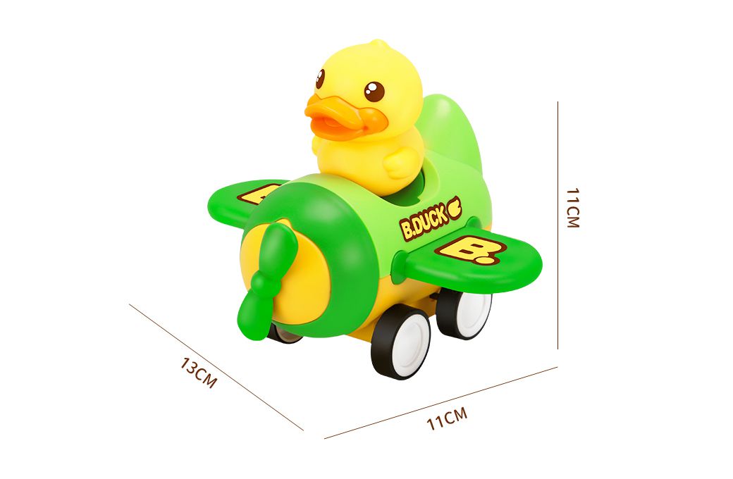 B.Duck 小黃鴨 - 按壓慣性車2入-18個月以上