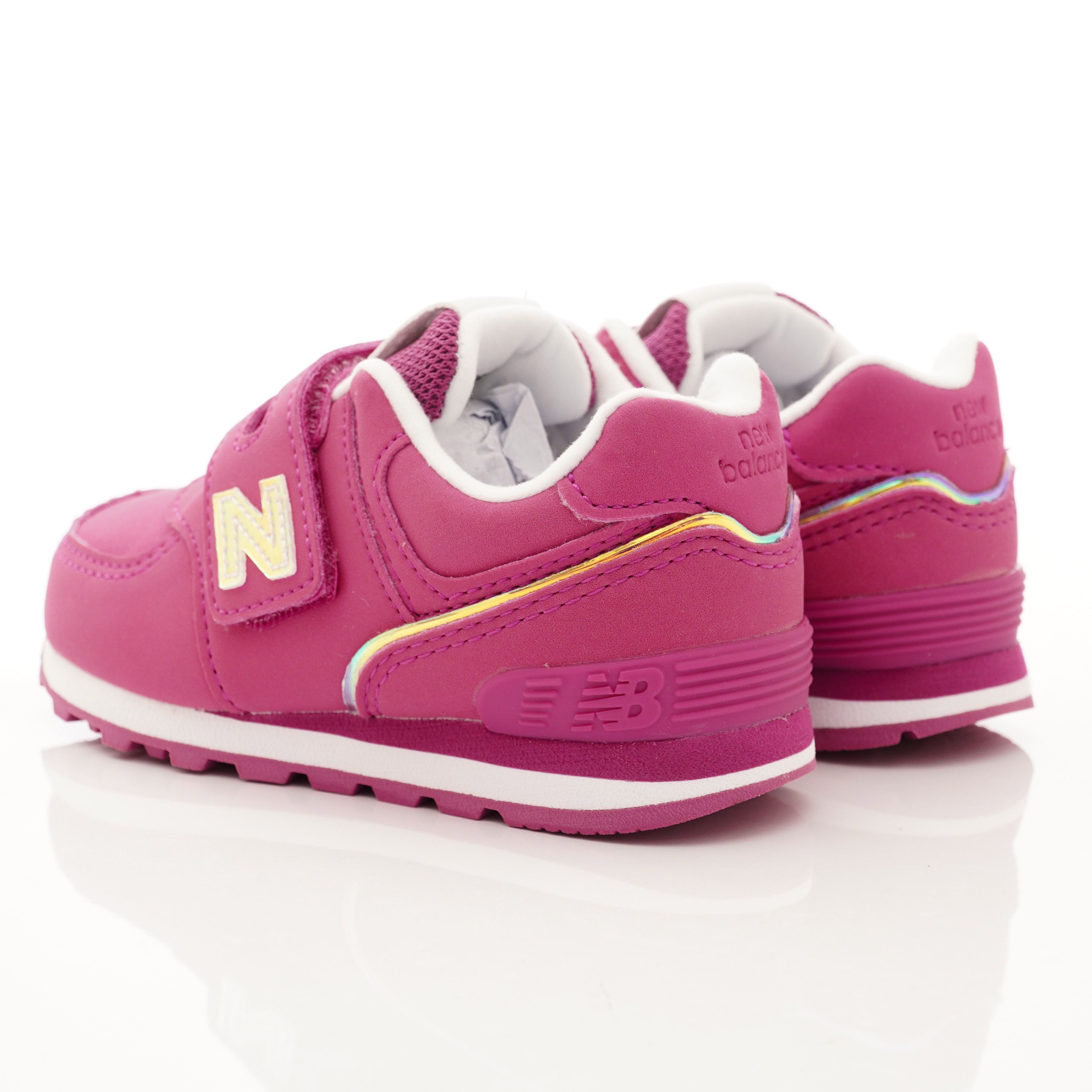 New Balance - 機能童鞋-炫亮574系列學步鞋(寶寶段)-桃