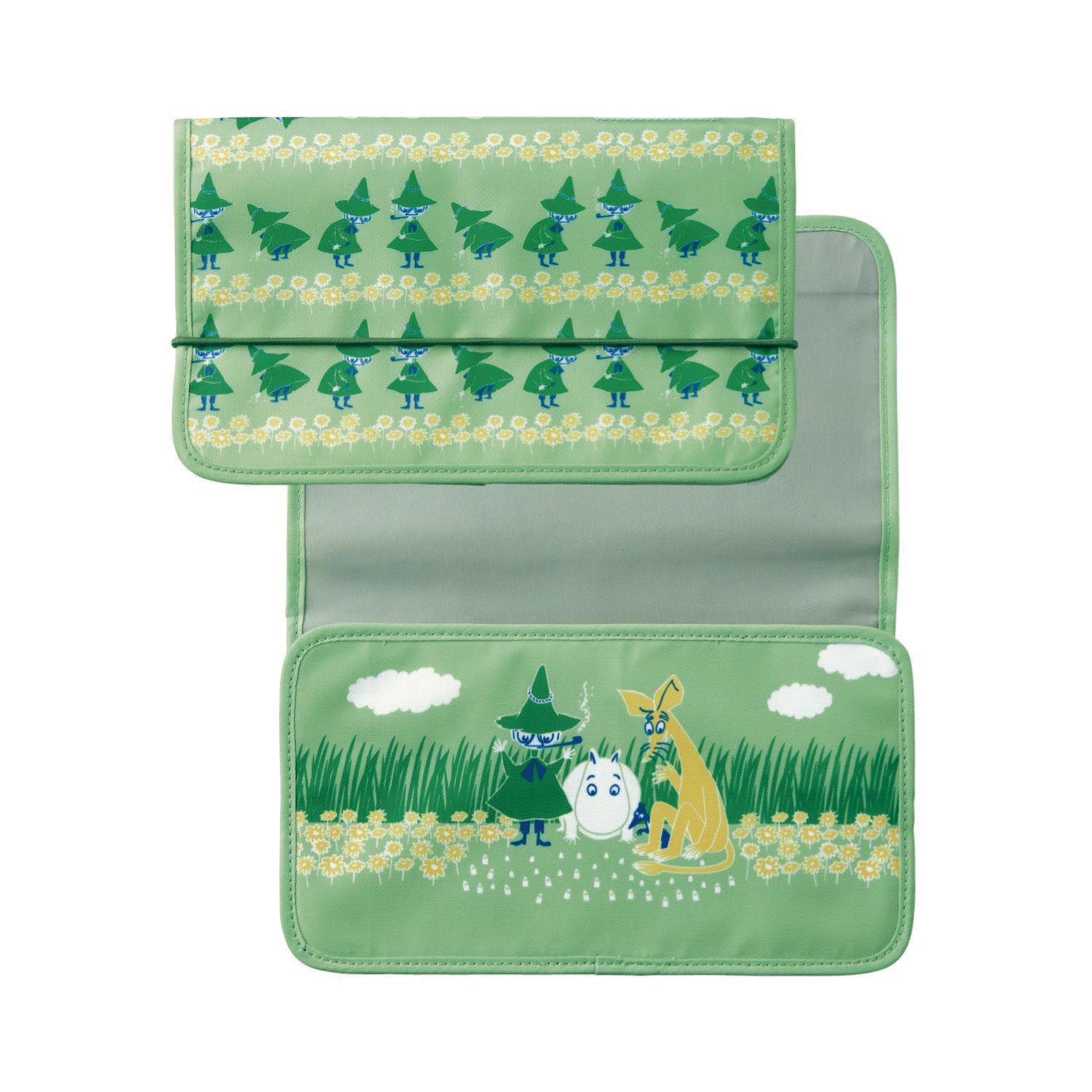 日本千趣會 - moomin多夾層風琴式文件夾(小型文件)-紅 (約25.5x15x2.5cm)