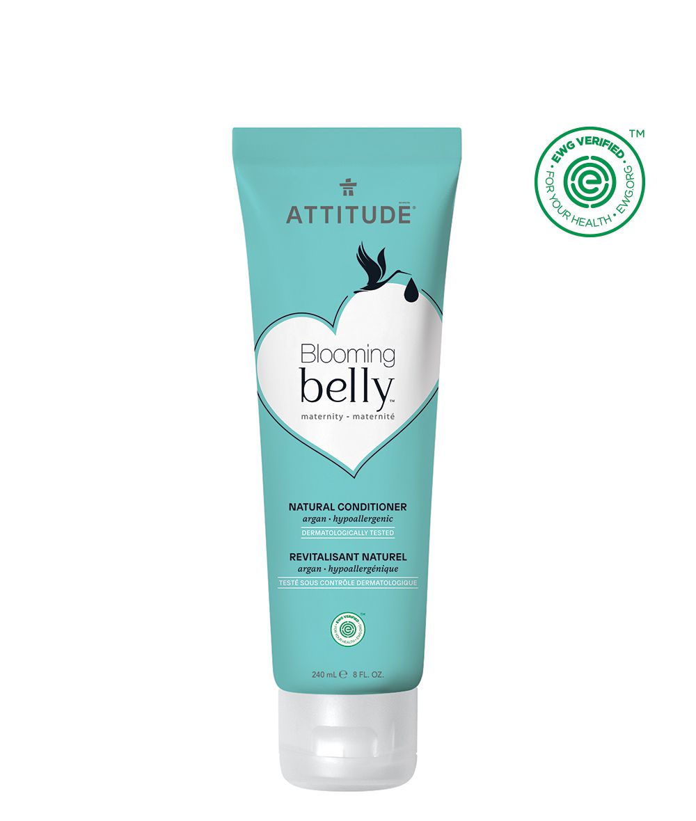 加拿大 ATTITUDE 艾特優 - 孕媽咪系列(摩洛哥堅果油)-天然護髮素 240ml(效期:2023年5月01日)