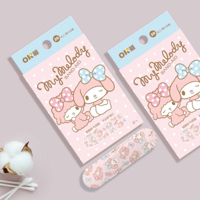 【台歐】三麗鷗 OK繃-MELODY-20入/盒*2-摩達客推薦