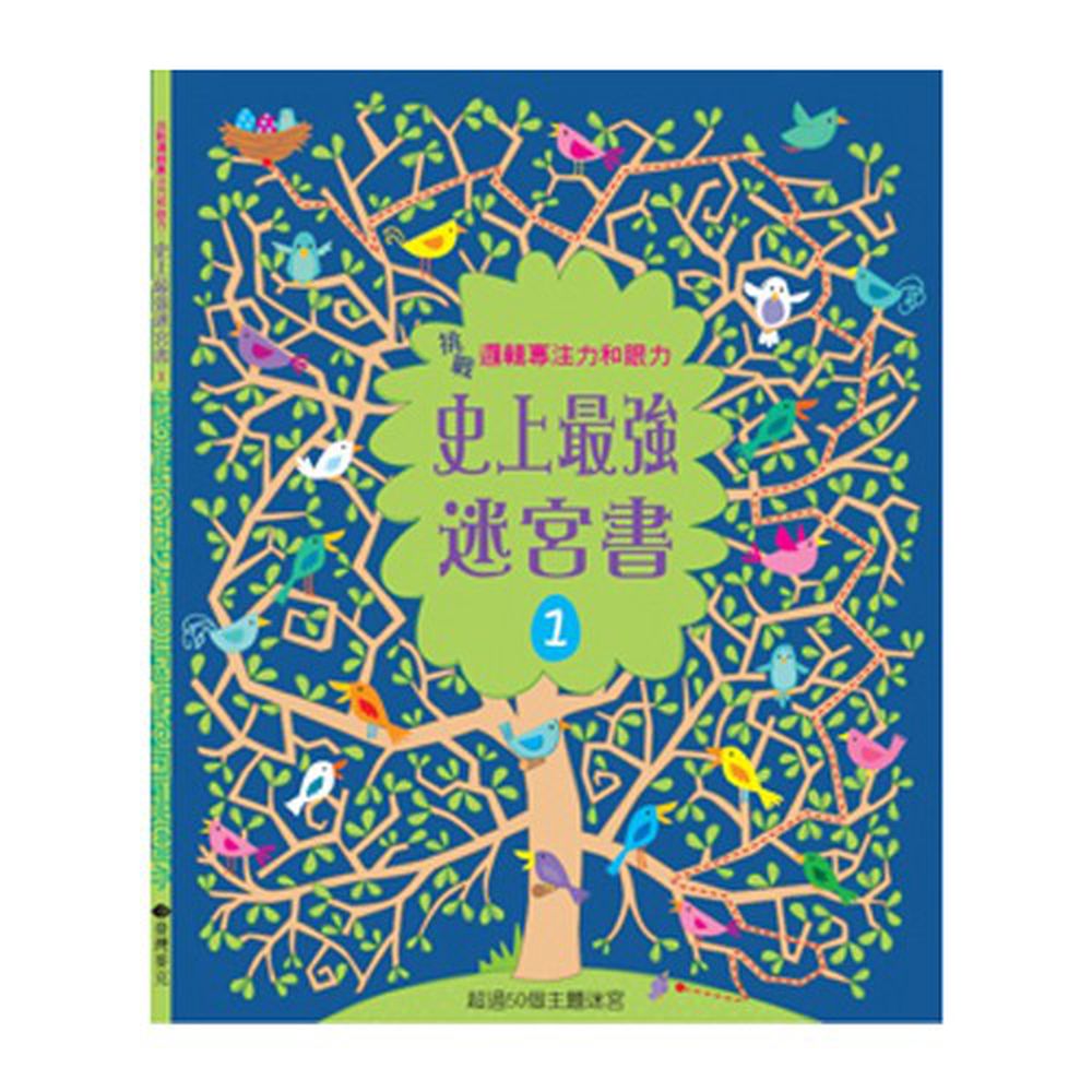 挑戰邏輯專注力和眼力:史上最強迷宮書1-平裝