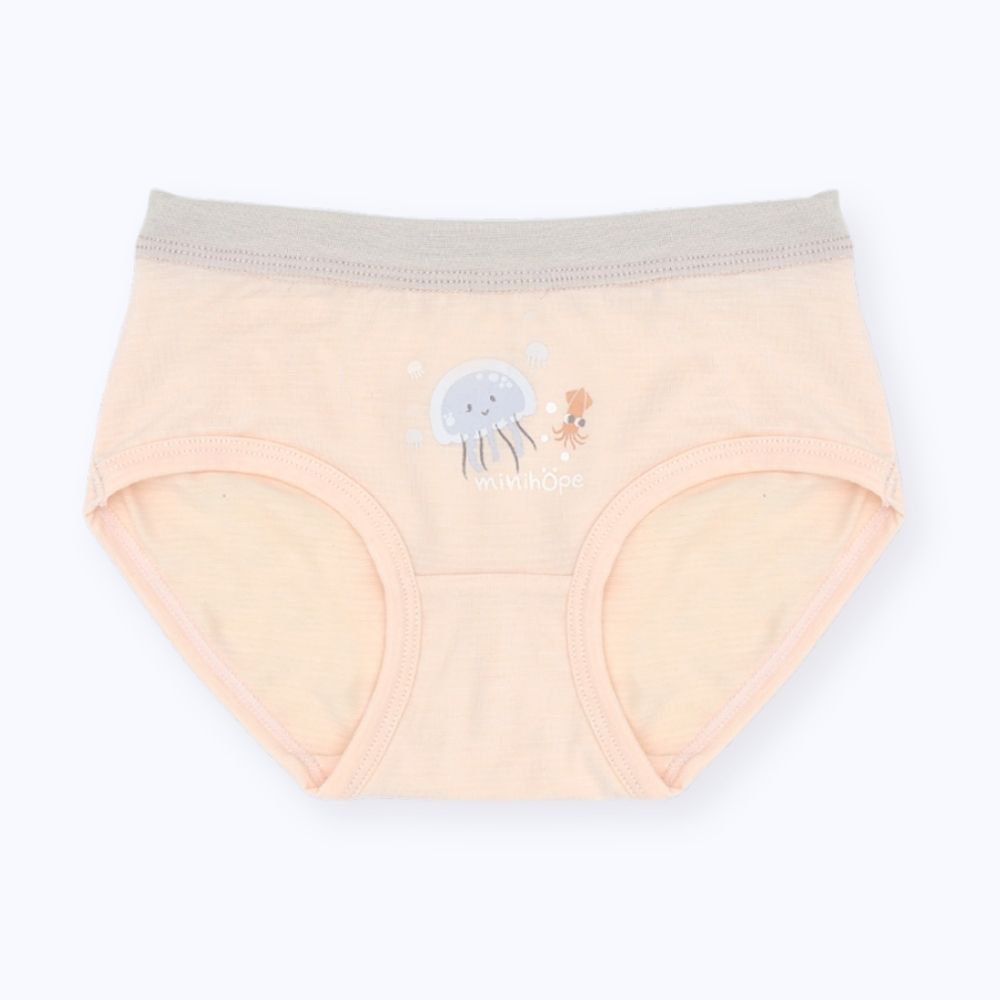 女童三角褲-歡樂跳舞的水母