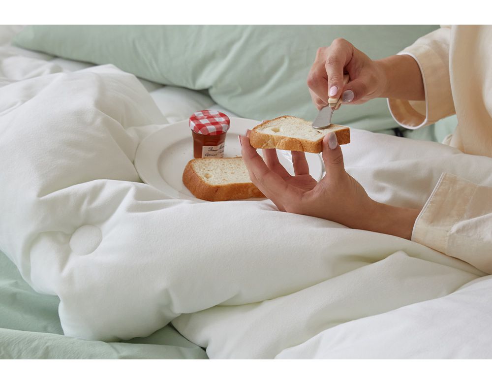 韓國 Maatila - 高密度60支棉舒柔超細纖維棉被(冬被)-薄荷綠