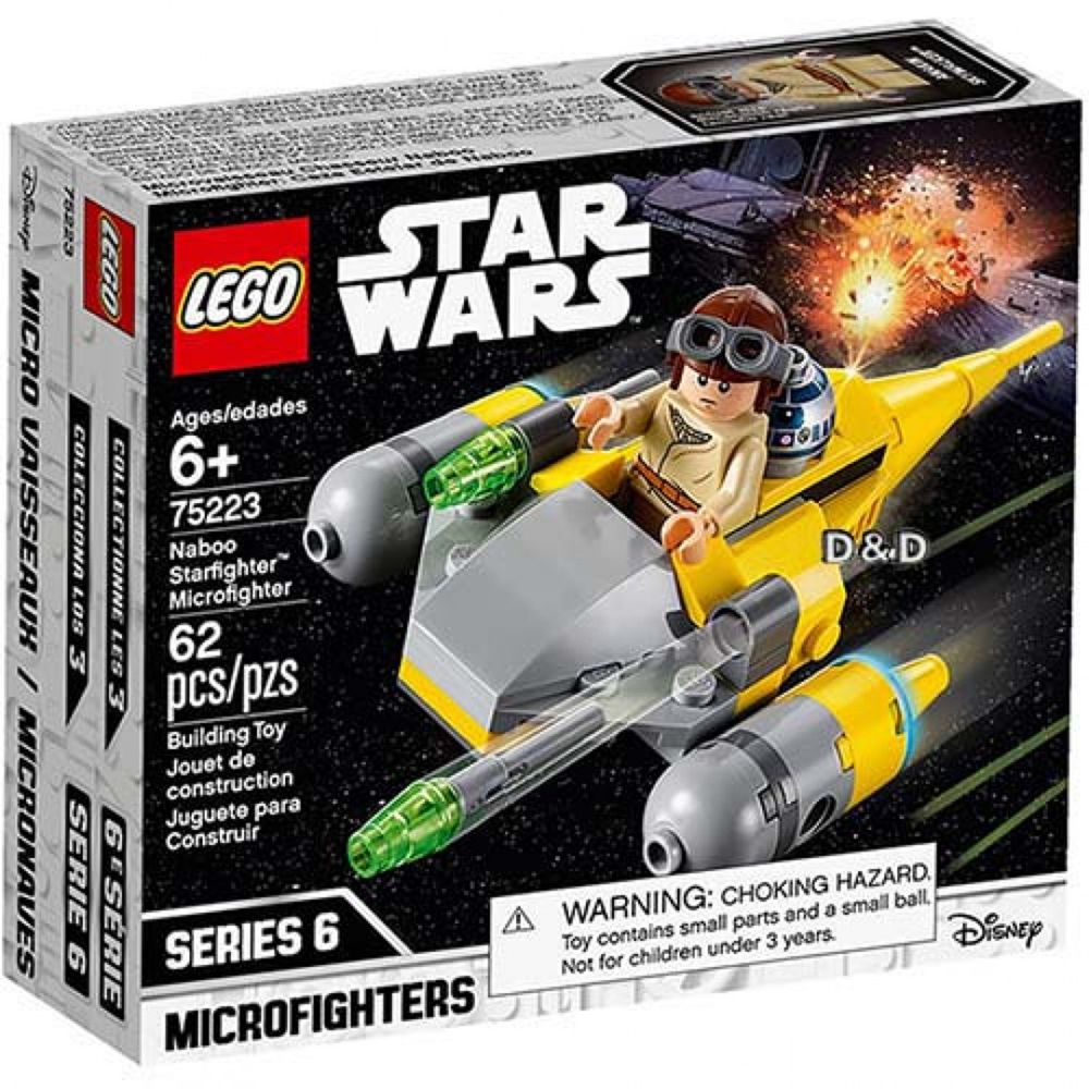 樂高 STAR WARS 星際大戰系列 - Naboo Starfighter™ Microfighter 75223-62pcs