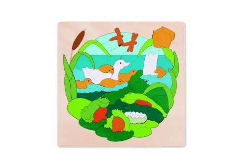 ☆George Luck Puzzle 單層/雙層創意拼圖（5~6歲以上適用）