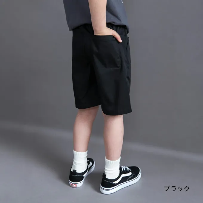 日本 BRANSHES - 挺版帥氣百搭五分褲-小花-黑