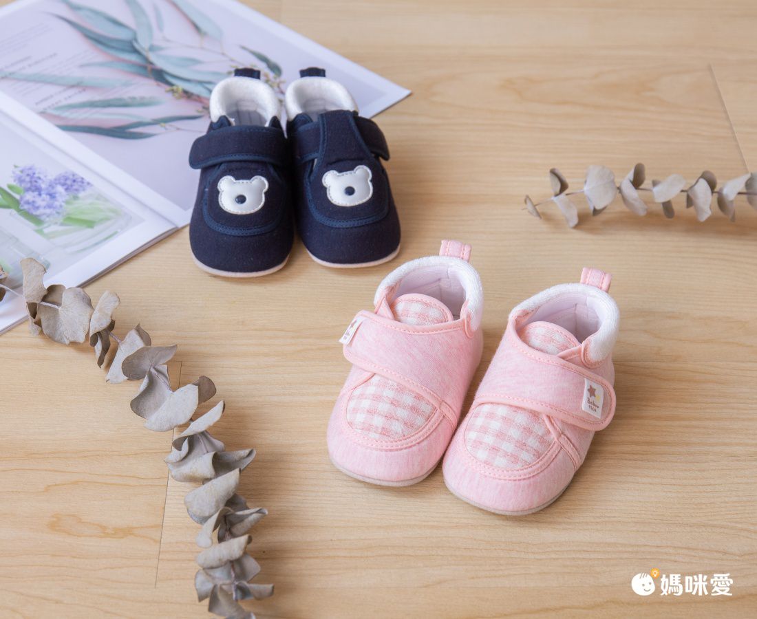 akachan honpo - 學步鞋-格紋-粉紅色