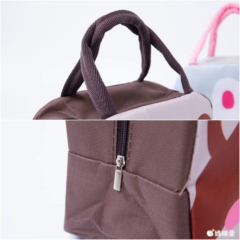 保溫便當袋-米色企鵝