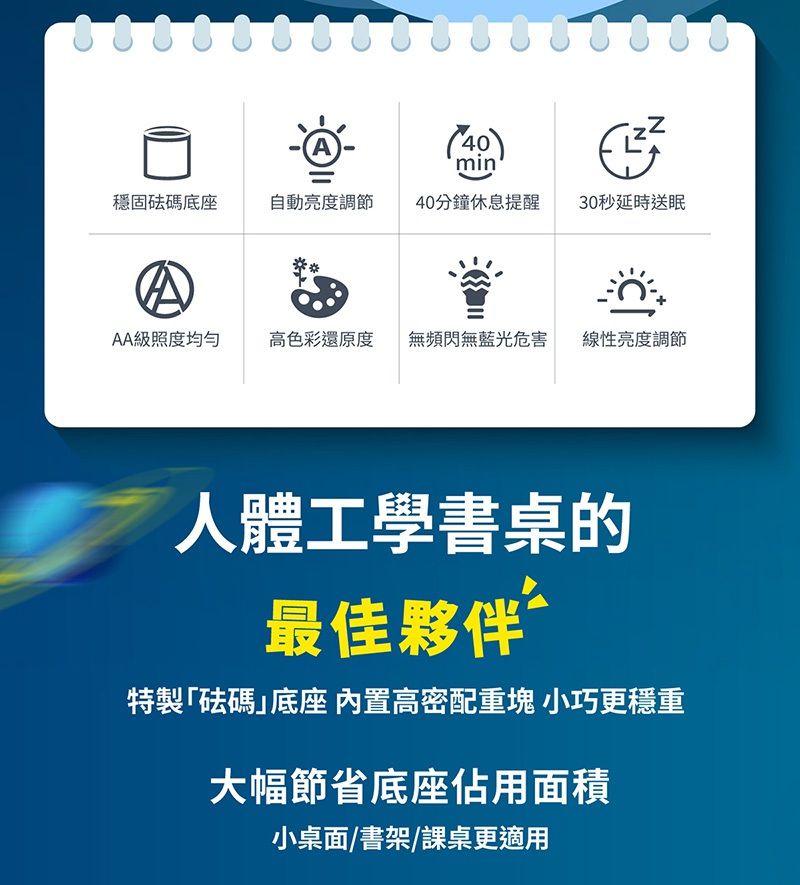 PHILIPS 飛利浦照明 - 品達66156 LED護眼檯燈  (PD044)-白色