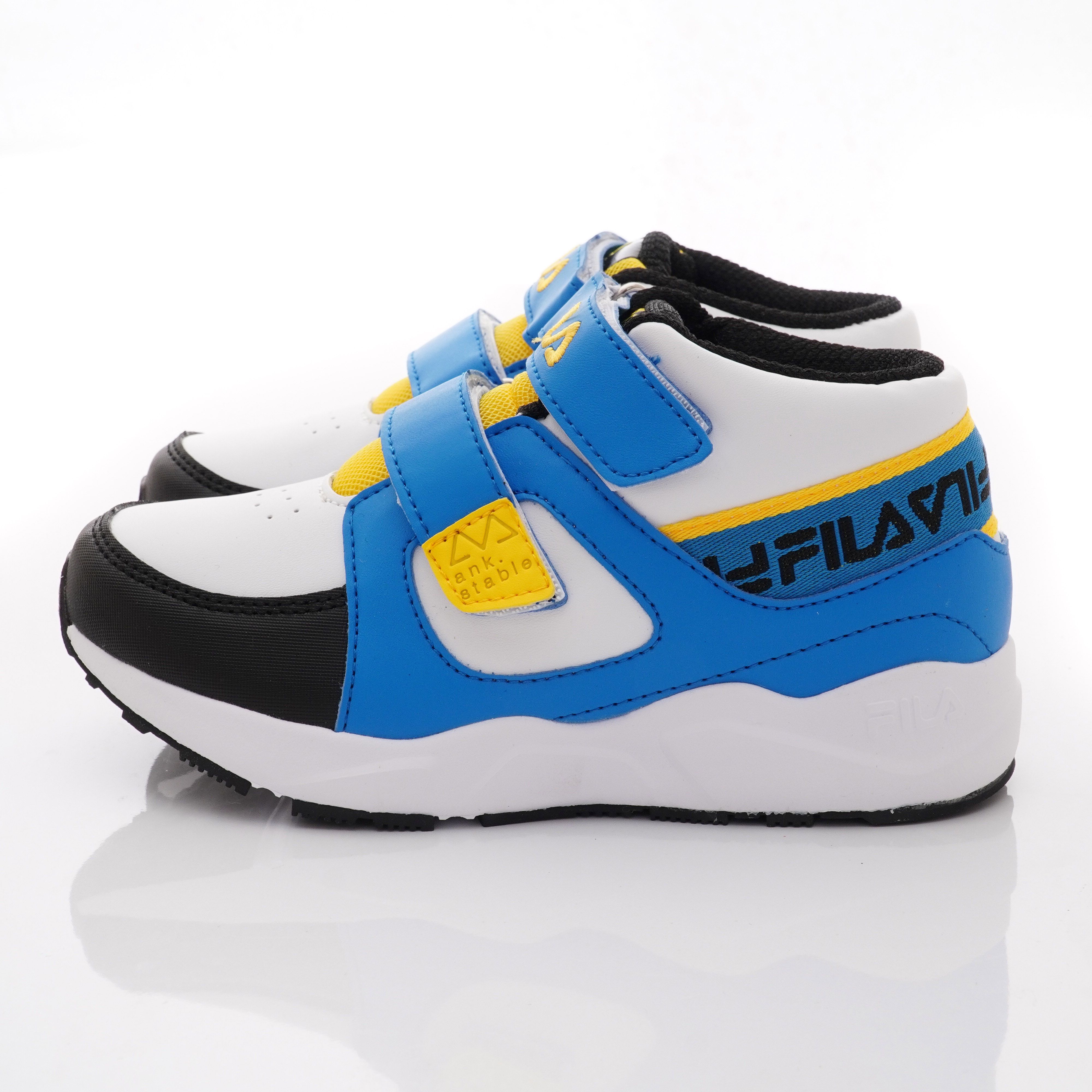 FILA - 全方位穩定機能鞋款(中小童段)-運動鞋-藍黃
