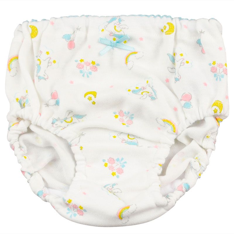 akachan honpo - 內褲2件組-獨角獸-白色