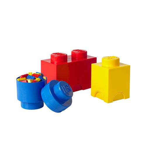 Room Copenhagen - Room Copenhagen LEGO樂高綜合收納盒(三合一組合) (紅、藍、黃)