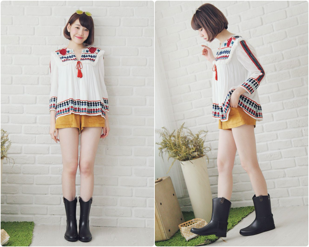 法國 Méduse 親子時尚雨靴/短靴/中筒靴