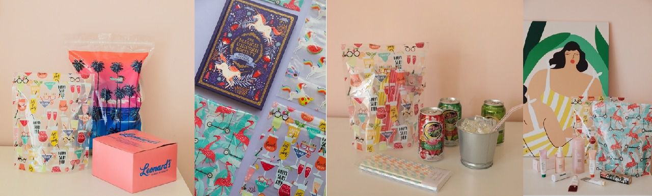 PLAY BAG瘋狂小袋 - 夏日系列三圖合一抗菌萬用立體袋–綜合包 (中型) 9入