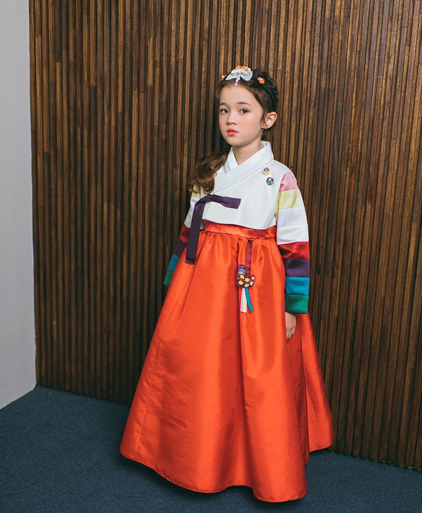 韓國 yedam - 韓服髮飾-刺繡蝴蝶髮箍-金黃