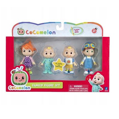 Cocomelon 可可瓜 - 公仔4入組(家庭系列)